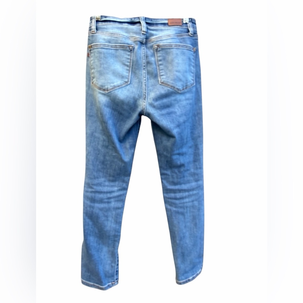 Judy Blue Skinny Fit Style #JB72116MD-CO Capri Denim Stretch Blue Jeans sz 3/26 - Picture 3 of 9